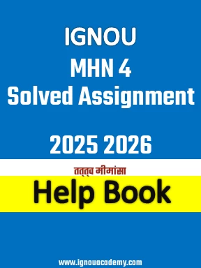 IGNOU MHN 4 Solved Assignment 2025 2026